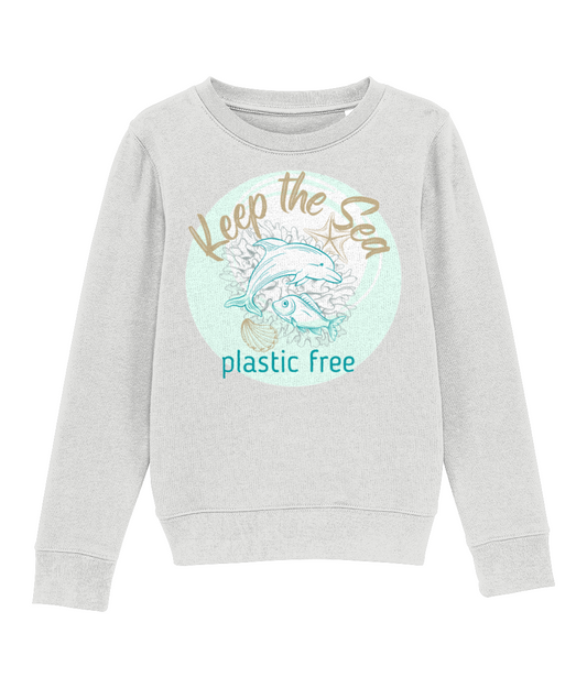 Keep the sea Plastic Free Mini Changer sweat shirt