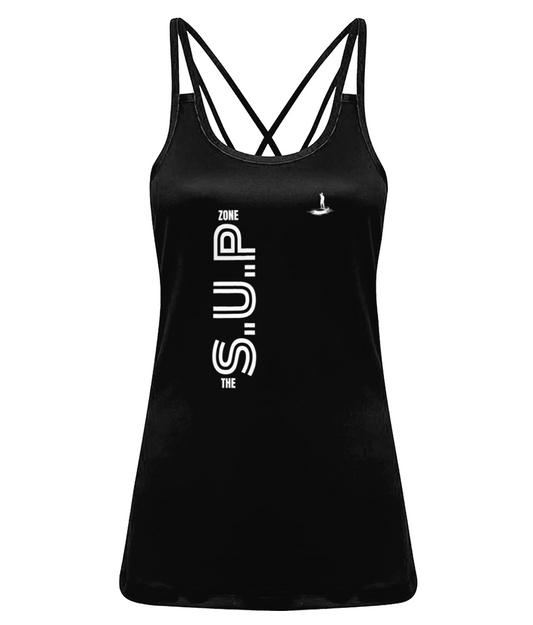 S.U.P Women's TriDri® 'Laser Cut' Spaghetti Strap Vest